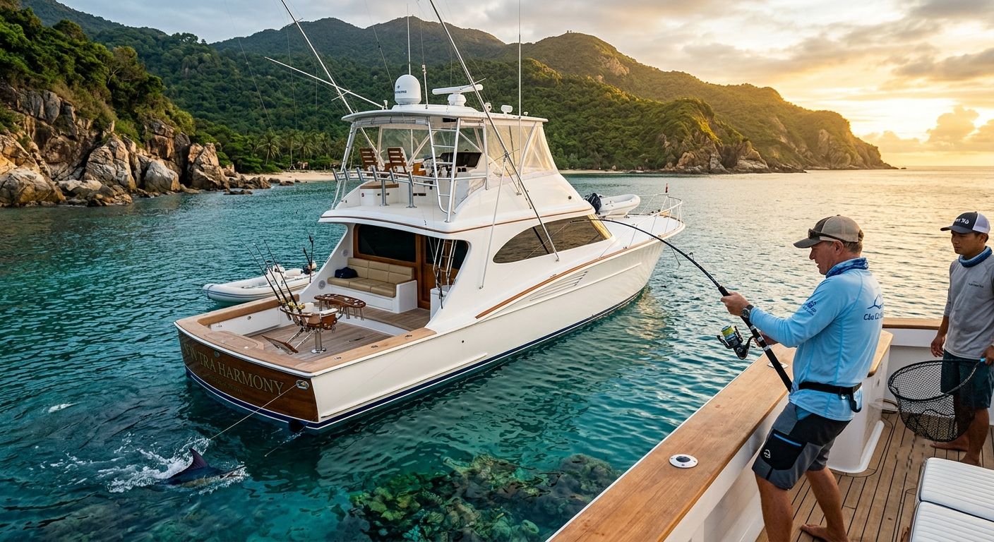 Đẳng cấp khác biệt đến từ mô hình dịch vụ Da Nang yacht fishing