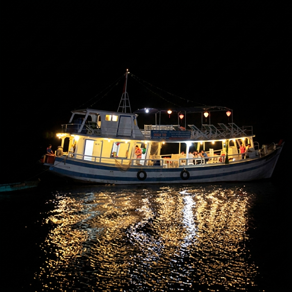 Vì sao hoạt động Son Tra night squid fishing lại sở hữu sức hút ma mị đến vậy?